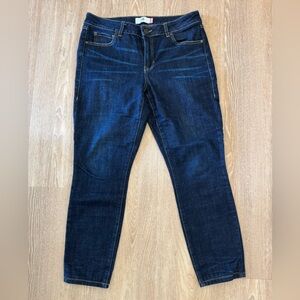CAbi Women's Deep Indigo Straight Jeans